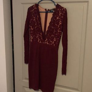 Lulus medium lace top dress